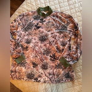 Game Guard camo Print Long Sleeve Top size XL